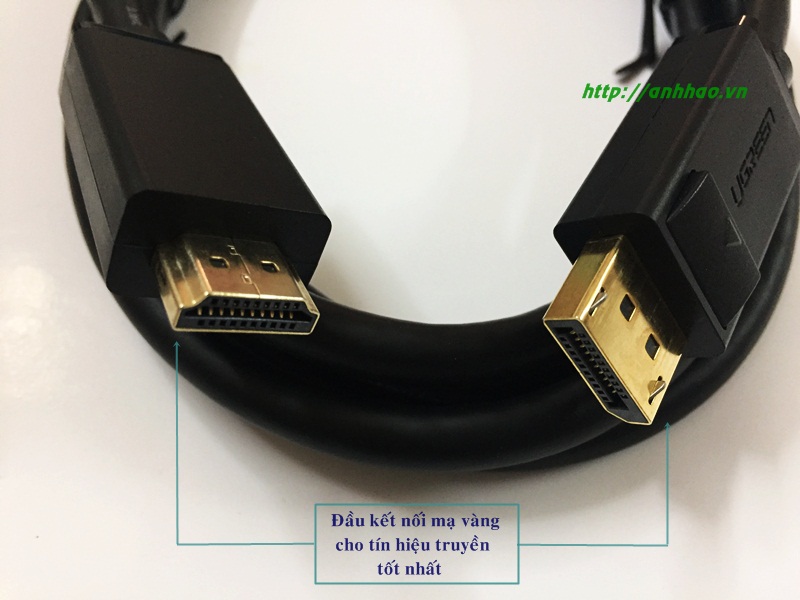 Cáp Displayport sang HDMI 2M ugreen 10202 chính hãng